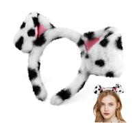 BESPORTBLE Bandeau Dalmatiens pour groupe Fille oreilles de chien dalmatien casque dalmatien depuis velu cagoule bandeau de maquillage bandeaux d'oreille d'animal bandeau décoratif en tissu