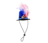 BESPORTBLE Bandeau D'habillage pour Animaux De Compagnie Costumes De Chien Chapeaux De Chien Chapeau De Chat pour Chats Chapeau De Fête Chien Chat Chien Portant Un Chapeau Ups La Plume Black