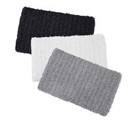 BESPORTBLE Bandeau d'Hiver Élastique Large Confortable pour Femmes 3Pcs Sport et L'Hiver Chaud et Pratique