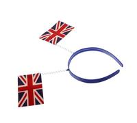 BESPORTBLE Bandeau Drapeau Britannique Union Jack Pour Femmes Et Filles Accessoire Élégant Pour Supporter De Football Bandeau Confortable