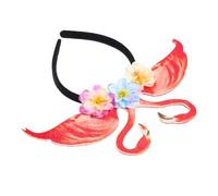BESPORTBLE bandeau flamant rose faire la fête bandeaux flamants roses pour femmes accessoire bandeau pour la fête hawaii tout petit casque hawaïen pour femme coiffe d'animaux Plastique