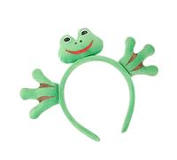 BESPORTBLE Bandeau Grenouille Mignon Mascotte Bandeau De Fête D'anniversaire Coiffe De Grenouille Peluches Cerceau De Cheveux De Fête Drôle Groupe Bandes Nouveauté Spa En Tissu