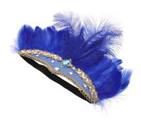BESPORTBLE Bandeau Plume pour Coiffure Accessoires Gothiques pour Halloween et Cosplay Adaptés pour Mardi Gras Tea Parties et Fêtes Foraines