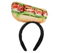 BESPORTBLE Bandeau Sandwich Léger et Respirant pour Fête Serrage-Tête Décoratif Gourmand Accessoire Coiffure Original pour Carnaval Cosplay et Festivals