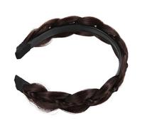 BESPORTBLE Bandeau Tressé Dérapant pour Perruque Femme Élastique Imitation Cheveux Accessoire de Coiffure Chic et Confortable Unique pour Usage Quotidien et Occasions Spéciales