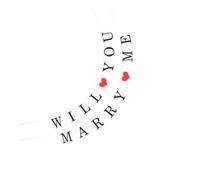 BESPORTBLE Bannière Papier « Will You Marry Me » 1 Ensemble Lettres Suspendues Décoratives Guirlande Demande en Mariage Décoration Voiture Mariage Fête Romantique Bannière Veux-tu