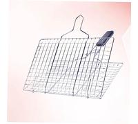 BESPORTBLE Barbecue Détachable Acier Inoxydable Pliable Filet pour Cuisson Extérieure Remplacement pour Barbecue Facile à Nettoyer et Réutilisable