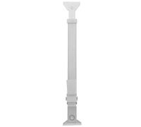 BESPORTBLE Barre Télescopique en Aluminium Argenté pour Fenêtre à Battant Limiteur d'Ouverture Réglable Charnière de Sécurité Intérieure Adaptateur pour Ventilation et Protection