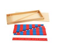 BESPORTBLE Barres de Comptage Montessori Éducatives pour Garçon Fille Mathématique Aide Pédagogique pour Apprentissage des Chiffres Dès Ans