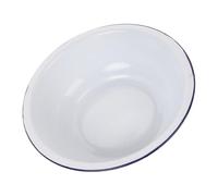 BESPORTBLE Bassine Émaillée Ronde 28 CM Blanche Ancienne en Émail Cuisine Vintage Bol Multifonction pour Laver Légumes Pétrir Pâte et Servir Soupe Ustensile Rétro Pratique et Solide