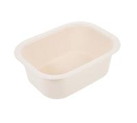 BESPORTBLE Bassine Pour Bébé En Polypropylène Épaisse, Bassin Table à Langer Portable, Blanc Laiteux, Usage Soin Et Hygiène, Compacte Et Légère, Accessoire Table De Bain Bébé, Adapté Pour -nés