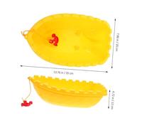 BESPORTBLE Bateau Garçon Fille Plastique Flottant Bateau de Plage et Piscine Sécurisé pour Créatif Polyvalent pour Jeu Intérieur et Extérieur