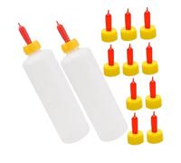 BESPORTBLE Biberon Chèvre avec Tétines Réutilisables Nourrisseur Portable pour Agneaux et Petits Ruminants Bouteille Allaitement Animaux Polyvalente pour Voyage et Ferme