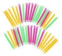 BESPORTBLE Bigoudis Spiralés en ABS Kit de 100 pour Permanente de Cheveux Outil Coiffure Multifonction Antidérapant Couleur Aléatoire Adapté Usage Maison et Salon