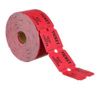 BESPORTBLE Billets Numérotés Rouges pour Événements Fêtes et Tirages Au Sort 1000 pièces