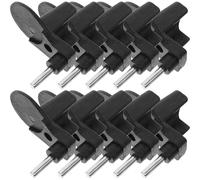 BESPORTBLE Bloc de Maintien de Tronçonneuse 45/52/58, Lot de 10 Pièces en Abs et Acier, Accessoire Compact Anti-Vibrations pour Montage et Stabilisation Chaîne de Tronçonneuse, Compatible