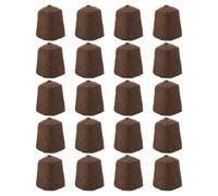 BESPORTBLE Bloc de Tourbe Nutritif 20 Pièces pour Semis et Bouturage | Couleur Marron, Perméabilité Élevée, pour Plantes en Pot, Usage en Serrage Traditionnelle ou Balcon