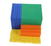 BESPORTBLE Bloc Mathématique Mousse Éducatif Base Dix à Quatre Cubes de Comptage pour Garçon Fille Apprentissage des Mathématiques Préscolaire Jeu Éducatif Sûr et