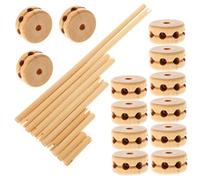 BESPORTBLE Blocs de Construction Bois pour Garçon Fille de Déveil Créatif et Sûr Développement Motricité et Coordination Main Œil Puzzle Éducatif pour Tout Petits