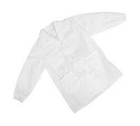 BESPORTBLE Blouse de Laboratoire Blanche Garçon Fille Manches Longues à Poignets Élastiques pour Jeu de Rôle Scientifique et Activités Scolaires