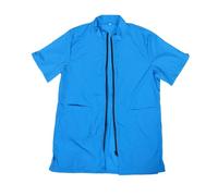 BESPORTBLE Blouse Manches Courtes en Polyamide de Toilettage Bleue, Imperméable et Anti-Statique pour Animaux pour Professionnels Salon et Usage à Domicile