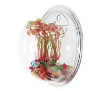 BESPORTBLE Bocal à Poisson Rouge Mural Pompon Bande D'arche De Ballon Pièce De Monnaie Mini-Pots De Plantes Décoration De Ballon Couvercle De Tasse Réutilisable Ara Tirer Dix Acrylique