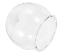 BESPORTBLE Bocal à Poissons Transparent Rond Imitation pour et Tortues Réservoir Compact et Incassable pour Décoration de Bureau