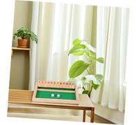 BESPORTBLE Bois Shut The Box Jeu de Société Familial Interactif Développement des Compétences Mathématiques et Stratégiques pour Âges