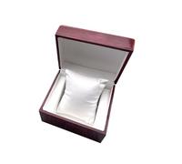 BESPORTBLE Boîte à Bijoux Peinte à la Bombe en Bois Rouge Laqué Coffret à Montres en Bois 2 Pièces Coussins Amovibles Rangement Élégant pour Bijoux et Montres Usage Maison et Bureau