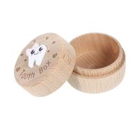 BESPORTBLE Boîte à Dents Coffret Souvenir Bois pour Conserver les Dents de Lait Souvenirs Enfance