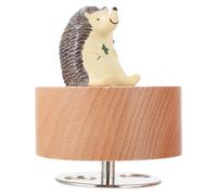 BESPORTBLE Boîte à Musique Rotative Bois pour Filles Décoration Musicale Ronde Originale Cadeau Anniversaire et Saint-Valentin Ornement Créatif