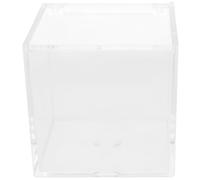 BESPORTBLE Boîte Acrylique Transparente Couvercle, Facile à Déplacer Manipuler, Vitrine Moderne pour Exposition de Figurines et Micro-paysages DIY