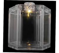 BESPORTBLE Boîte Bloc de Construction Aquarium enregistrer kit de réservoir d'habitat pour Tortues Alimentation Home Decor Maison Mini Aquariums Betta Petits Aquariums Acrylique Transparent