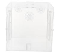 BESPORTBLE Boîte Boîte D'isolement D'aquarium Filtre D'aquarium Mangeoire La Nourriture pour Poissons Filtre à Poisson Bassin De Pisciculture Aquarium Artificiel Filet Transparent Acrylique