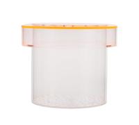 BESPORTBLE Boîte D’élevage Acrylique pour Aquarium 150 Mm Fluorescente Orange, Séparateur Flottant Trous de Ventilation, Incubateur pour Poissons, Récipient de Reproduction Adapté