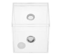 BESPORTBLE Boîte D’élevage Transparente pour Grillons 1 Pièce, Terrarium en Plastique Compact pour Insectes et Reptiles, Habitat Intérieur/extérieur, Cage de Cricket Multifonction