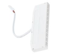 BESPORTBLE Boîte de Jonction Électrique Blanche Installation Facile et Sécurisée 10 Trous en Plastique pour Câbles pour Éclairage de Penderie et Armoire