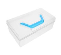 BESPORTBLE Boîte De Rangement Mahjong Plastique Avec Poignée Protection Rembourrée Intérieure Anti-rayures Capacité Importante Pour Tuiles Organisateur Transparent Petit Format Pour Jeu Mahjo