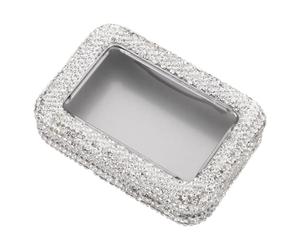 BESPORTBLE Boîte de Rangement pour Médiators de Guitare Strass et Fenêtre Transparente pour Protéger Vos Accessoires la Poussière
