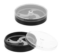 BESPORTBLE Boîte de Rangement pour Pièces de Montre 51,27 X 12,16 Mm en Plastique Transparent, Lot de 2 Boîtes Anti-poussière et Anti-Chocs, Coffret Compact pour Accessoires et Vis de