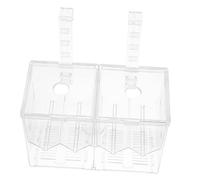 BESPORTBLE boîte d'isolement d'aquarium Race mangeoire Cage diviseurs réservoirs Filet incubateur d'écloserie pour Aquarium incubateur d'éclosion pour Aquarium Poisson Acrylique Transparent