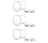 BESPORTBLE Boîte d'Observation d'Insectes 3 Pièces Loupe Intégrée Étui Grossissant Portable Transparent Matériel Pédagogique pour Sciences et Biologie à L'École Primaire