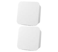 BESPORTBLE Boîte Murale De Rangement Cosmétique 2 Pièces, Plastique Compact, Autocollante sans Perçage, Support Polyvalent pour Salle De Bain Et Chambre, Solution Gain De Place pour Articles Divers