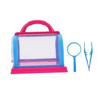 BESPORTBLE Boîte Observation Insectes Portable avec Pince et Loupe Cage Pop Up Respirante pour Habitat Kit Éducatif pour Garçon Fille et Facile à Transporter