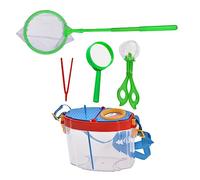 BESPORTBLE Boîte Observation Insectes pour Garçon Fille avec Filet Attrape-Insectes Kit Exploration Nature Transparent Et Jouet Éducatif Observation pour Garçons Et Filles