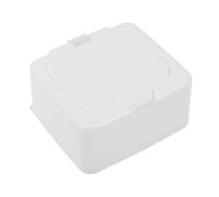BESPORTBLE Boîte Porte-médiators en Plastique Blanc, Résistante à l'usure Séparateurs Internes, Portable pour Répétitions et Concerts, Design Moderne et Attrayant