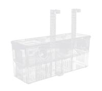 BESPORTBLE Boîte Protecteur Titulaire incubateur Caisse à d'aquarium mangeoire Cas d'élevage d'aquarium Poisson conteneur d'élevage conteneur de séparation d'aquarium Plastique Blanche