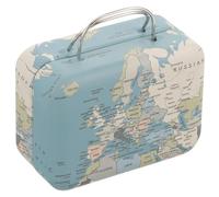 BESPORTBLE Boîte Rangement Vintage Mini Valise Rétro Avec Poignée Coffret Cosmétique Et Bijoux Portable Organisateur Compact Pour Faux Cils Trésors Et Articles De Voyage