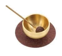 BESPORTBLE Bol Chantant Mini avec Maillet et Coussin pour Méditation Yoga Relaxation Sonore Décorative Portable