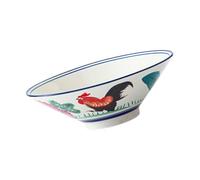 BESPORTBLE Bol en Céramique Rouge Traditionnel 18 Cm Fond Antidérapant Bol à Ramen Grand Format pour Nouilles Instantanées Salades et Soupes Polyvalent pour Usage Domestique